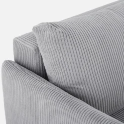 inny Sofa sztruksowa jasnoszara SORRENTO NEW