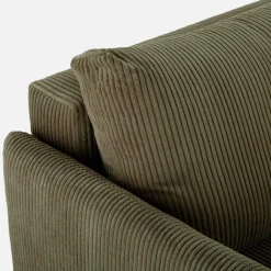 Clearance inny Sofa sztruksowa oliwkowa SORRENTO NEW