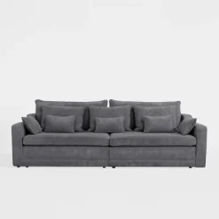 Instilo Sofy^Sofa sztruksowa rozkładana podwójnie EVORA