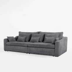 Instilo Sofy^Sofa sztruksowa rozkładana podwójnie EVORA