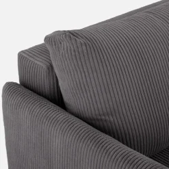 inny Sofy^Sofa sztruksowa szara SORRENTO NEW