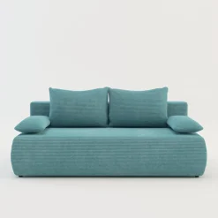 Discount Milo Sofa sztruksowa turkusowa LIBIA