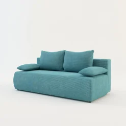 Discount Milo Sofa sztruksowa turkusowa LIBIA