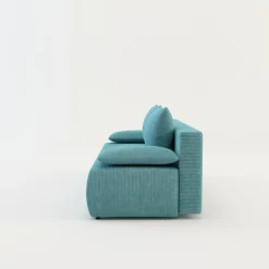 Discount Milo Sofa sztruksowa turkusowa LIBIA