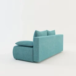 Discount Milo Sofa sztruksowa turkusowa LIBIA