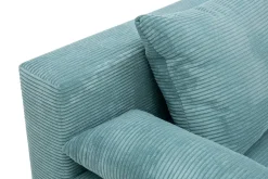 Discount Milo Sofa sztruksowa turkusowa LIBIA