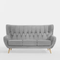 Clearance Impresti Sofa uszak 3-osobowa jasnoszara KELSO