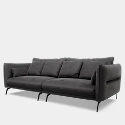 FN Design Sofy^Sofa welurowa ciemnoszara VOCAL