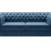 Inspire Sofy^Sofa welurowa granatowa CHESTER