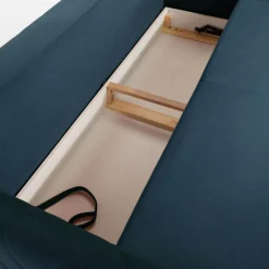 inny Sofy^Sofa welurowa granatowa ROMA