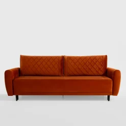 inny Sofa welurowa ruda ROMA