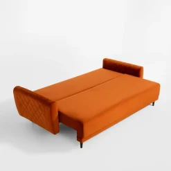 inny Sofa welurowa ruda ROMA