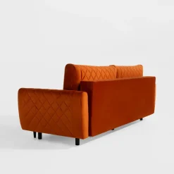 inny Sofa welurowa ruda ROMA