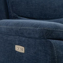 Discount Sofa z funkcją relaks niebieska ZATRI