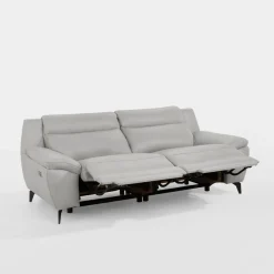 Trend Line Sofy^Sofa z funkcją relaks skórzana PERLE