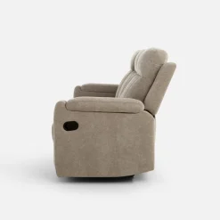 Sofy^Sofa z funkcją relaksu beżowa ZAVIT