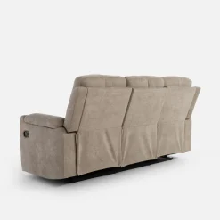 Sofy^Sofa z funkcją relaksu beżowa ZAVIT