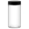 Clearance Słoik z czarną pokrywką MILOS 1,3 l