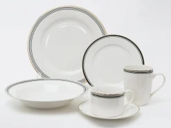 Filiżanki I Spodki|Talerze^Spodek porcelanowy ART DECO 15.5 cm