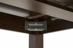 Outlet DiTrendi Stół rozkładany 160-210 ciemny brąz PARIS