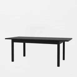 Sale FORTE Stół rozkładany czarny 160-207 cm