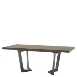 Modum Stoły^Stół rozkładany ELITE DAY srebrna brzoza 200 - 300 cm