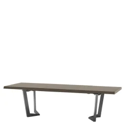 Modum Stoły^Stół rozkładany ELITE DAY srebrna brzoza 200 - 300 cm