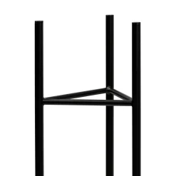 Clearance Stojak metalowy na donicę czarny SENS 75 cm