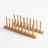 Outlet inny Stojak na talerze bambusowy 33x12x10,3 cm