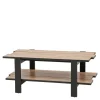 Stoliki Kawowe^Stolik kawowy z półką COFFEE TABLES dąb artisan