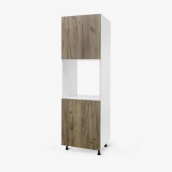 Szafki Kuchenne^Słupek na piekarnik BASIC PLUS BP/D60SP dark rockfort hickory