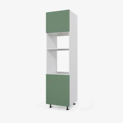 inny Szafki Kuchenne^Słupek na piekarnik i mikrofalę BASIC PLUS BP/D60SPM-220 smoke green