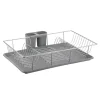 Prima Cucina Suszarki I Ociekacze^Suszarka do naczyń szara 46,5x31x10 cm