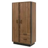 Discount Furni Home Szafa DORIAN DN9 2D2S z oświetleniem