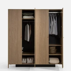 New LENART Szafa 4-drzwiowa z lustrem SNUGLY