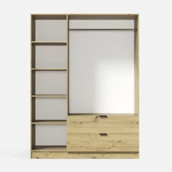 Exline Szafy Z Lustrem|Szafy Uchylne^Szafa 3-drzwiowa z lustrem MAXI 150 cm