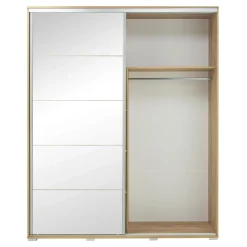 Szafy Z Lustrem|Szafy Przesuwne^Szafa przesuwna dąb craft ONTARIO 200 cm
