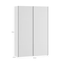 FORTE Szafy Przesuwne^Szafa przesuwna FITIO połysk 150 cm