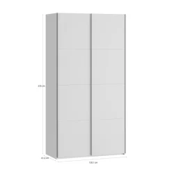 Clearance FORTE Szafa przesuwna FITIO połysk 120 cm