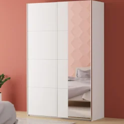 FORTE Szafy Z Lustrem|Szafy Przesuwne^Szafa przesuwna z lustrem FITIO mat 150 cm
