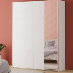 FORTE Szafy Z Lustrem|Szafy Przesuwne^Szafa przesuwna z lustrem FITIO mat 180 cm