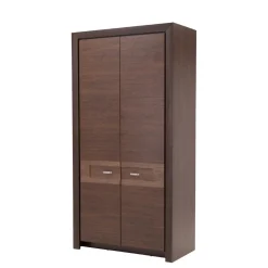 DiTrendi Szafy Uchylne^Szafa z drążkiem ciemny brąz 109 cm PARIS