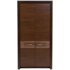 DiTrendi Szafy Uchylne^Szafa z drążkiem ciemny brąz 109 cm PARIS