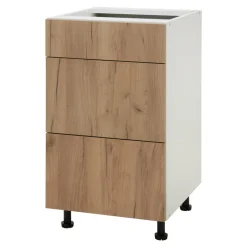 Discount Szafka dolna BASIC PLUS BP/D45S3 dąb craft złoty