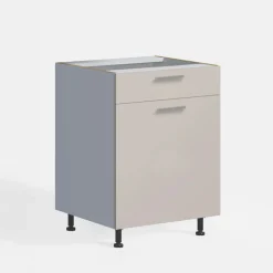 Outlet inny Szafka dolna MILENA stojąca z szufladą 60 cm kaszmir