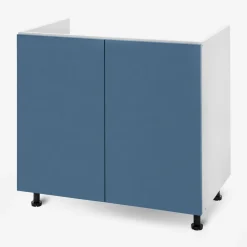 Szafki Kuchenne^Szafka dolna pod zlewozmywak BASIC PLUS BP/D80Z alby blue
