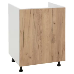 Online Szafka dolna pod zlewozmywak BASIC PLUS BP/D60Z dąb craft złoty