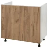 Sale Szafka dolna pod zlewozmywak BASIC PLUS BP/D80Z dąb craft złoty