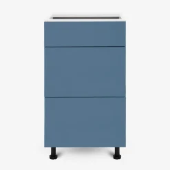 Szafki Kuchenne^Szafka dolna z 3 szufladami BASIC PLUS BP/D45SR3 alby blue