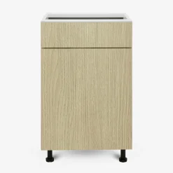 Discount Szafka dolna z szufladą BASIC PLUS BP/D50SR1 sand barbera oak